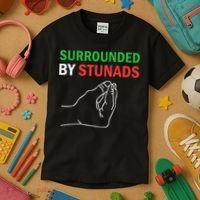 Surrounded By Stunads Funny Italian Sayings Kids T-Shirt thumb 3
