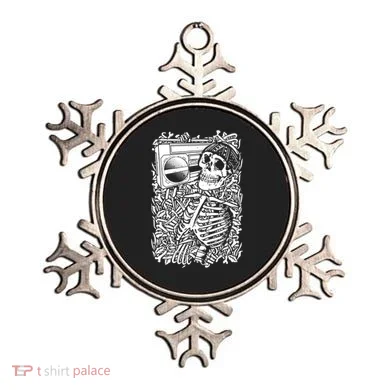 Skeleton Boombox Ornament