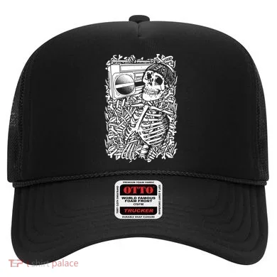 Skeleton Boombox Hat