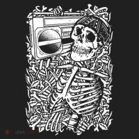 Skeleton Boombox Hat thumb 2