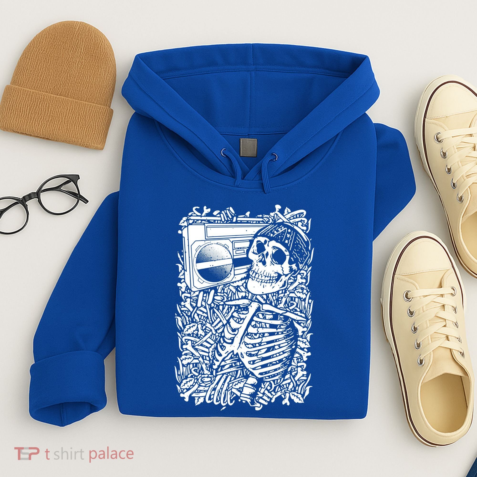 Skeleton Boombox Hoodie