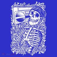 Skeleton Boombox Apron thumb 3