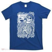 Skeleton Boombox T-Shirt thumb 0