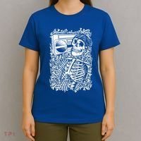 Skeleton Boombox T-Shirt thumb 4