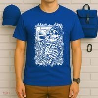 Skeleton Boombox T-Shirt thumb 6