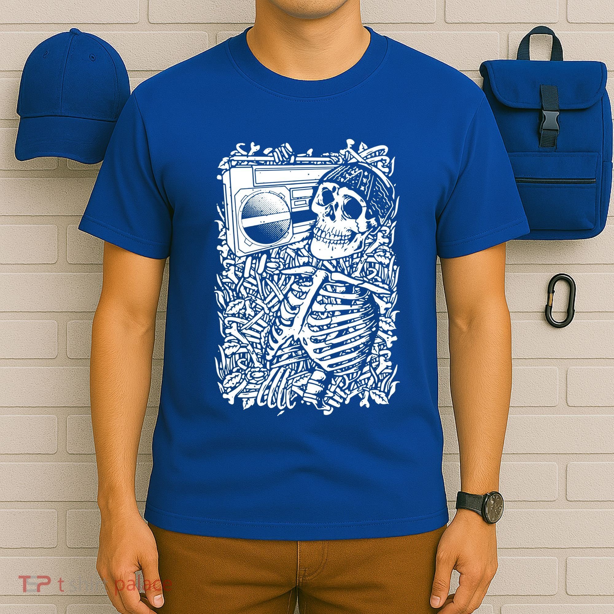 Skeleton Boombox T-Shirt