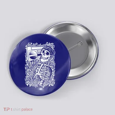Skeleton Boombox Button