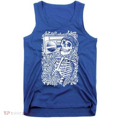 Skeleton Boombox Tank Top