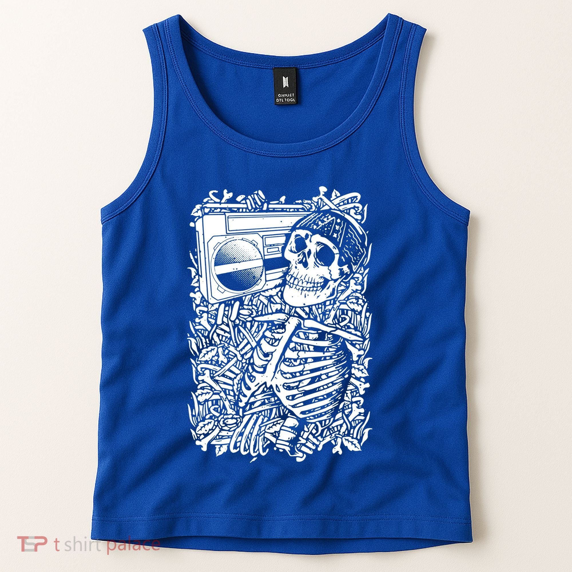 Skeleton Boombox Tank Top