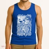 Skeleton Boombox Tank Top thumb 3
