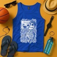Skeleton Boombox Tank Top thumb 4