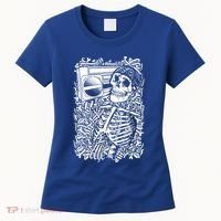 Skeleton Boombox Women's T-Shirt thumb 0