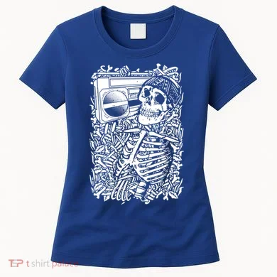 Skeleton Boombox Women's T-Shirt