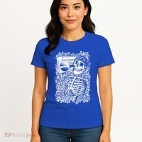 Skeleton Boombox Women's T-Shirt thumb 4