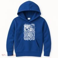 Skeleton Boombox Kids Hoodie thumb 0