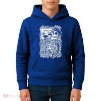Skeleton Boombox Kids Hoodie thumb 4