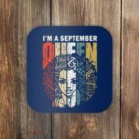 September Birthday Shirts For Virgo Gifts Girl Coaster thumb 0