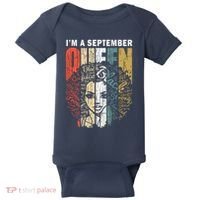 September Birthday Shirts For Virgo Gifts Girl Baby Bodysuit thumb 0