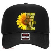September Birthday Sunflower Funny Quote Gift Hat thumb 0