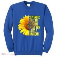 September Birthday Sunflower Funny Quote Gift Sweatshirt thumb 0