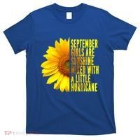 September Birthday Sunflower Funny Quote Gift T-Shirt thumb 0