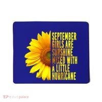 September Birthday Sunflower Funny Quote Gift Mousepad thumb 0