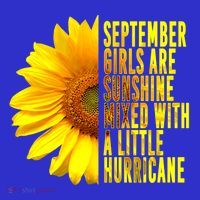 September Birthday Sunflower Funny Quote Gift Mousepad thumb 1