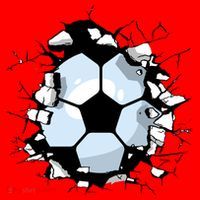 Soccer Ball Smash Santa Hat thumb 1