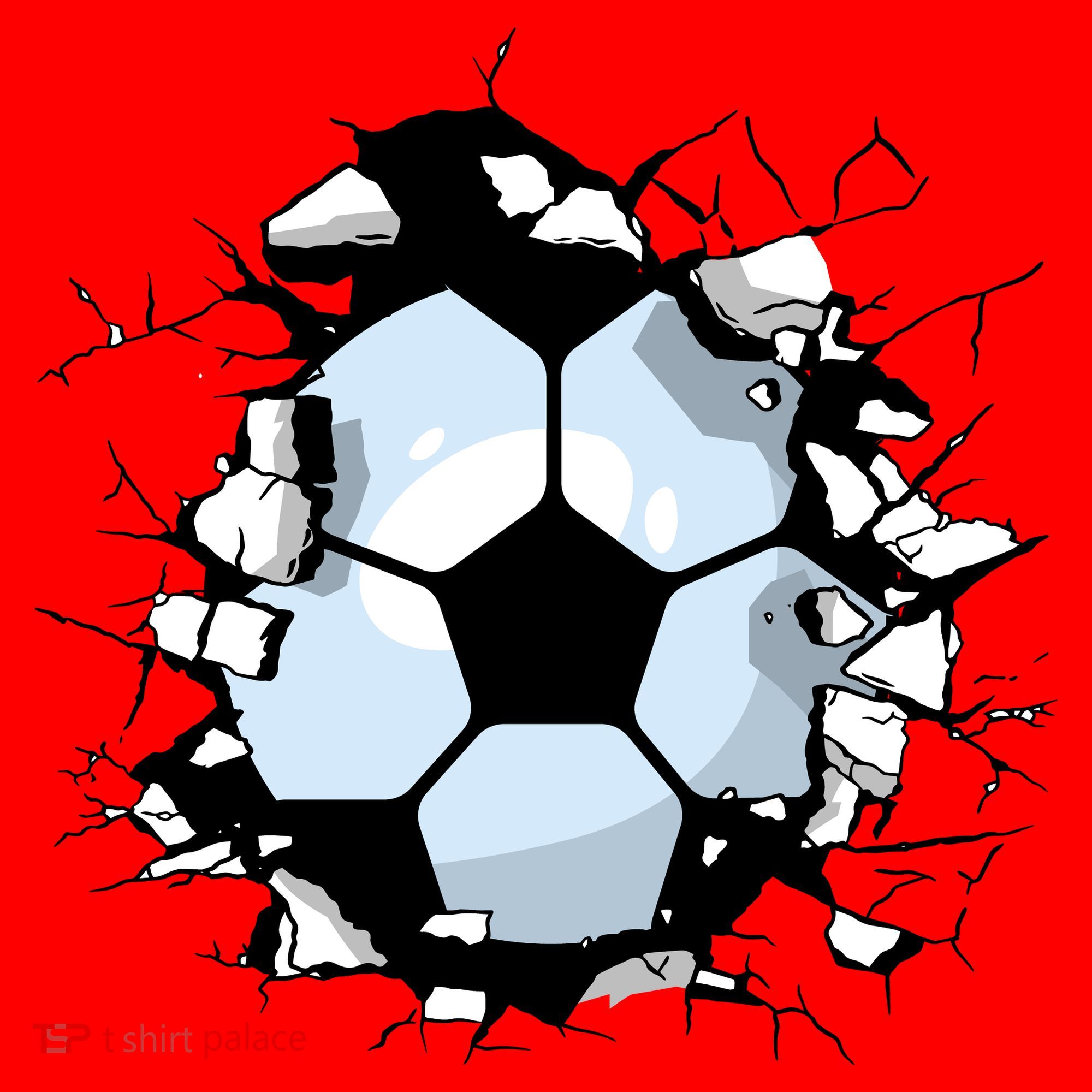 Soccer Ball Smash Santa Hat