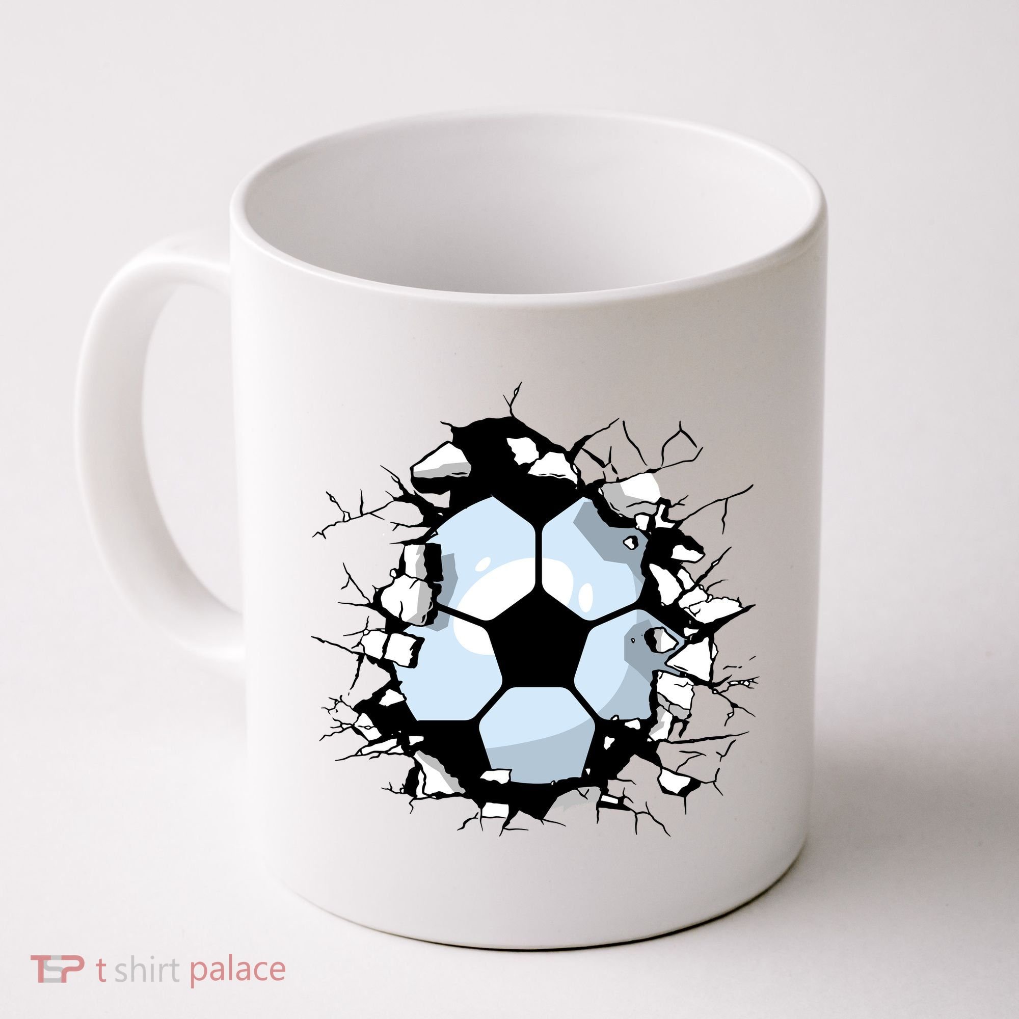 Soccer Ball Smash Coffee Mug