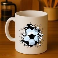 Soccer Ball Smash Coffee Mug thumb 4