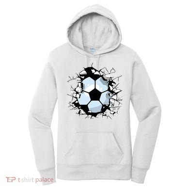 Soccer Ball Smash Women's Hoodie