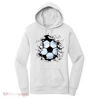Soccer Ball Smash Women's Hoodie thumb 0