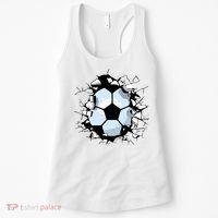 Soccer Ball Smash Women's Tank Top thumb 0
