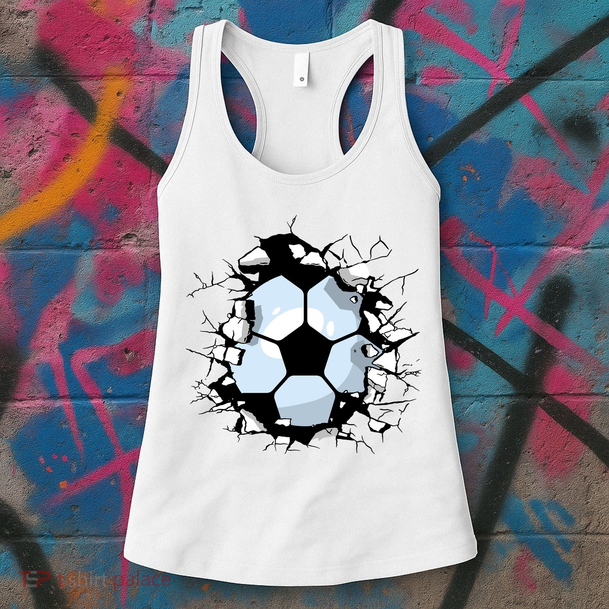 Soccer Ball Smash Women's Tank Top
