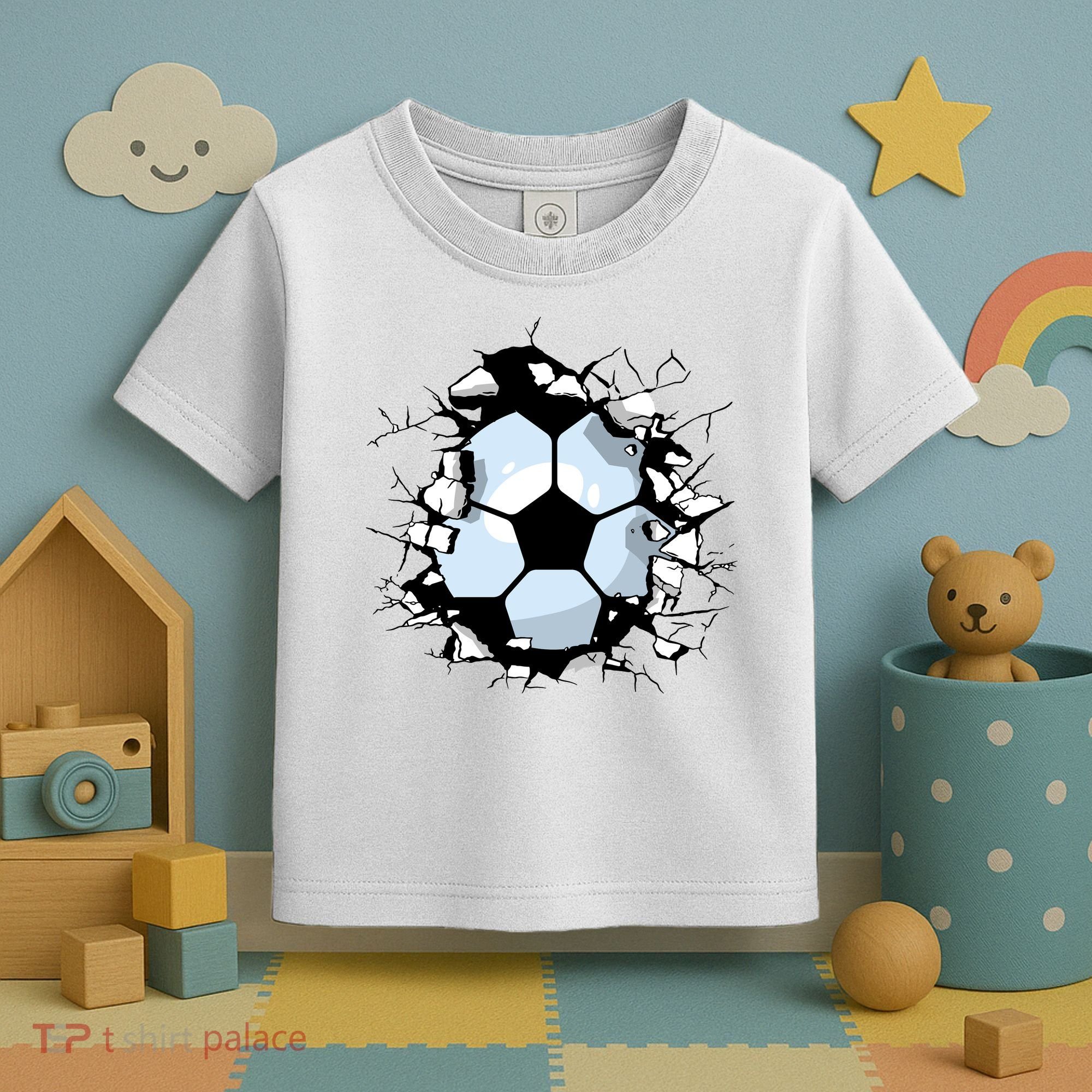 Soccer Ball Smash Toddler T-Shirt