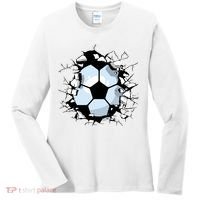 Soccer Ball Smash Women's Long Sleeve Shirt thumb 0
