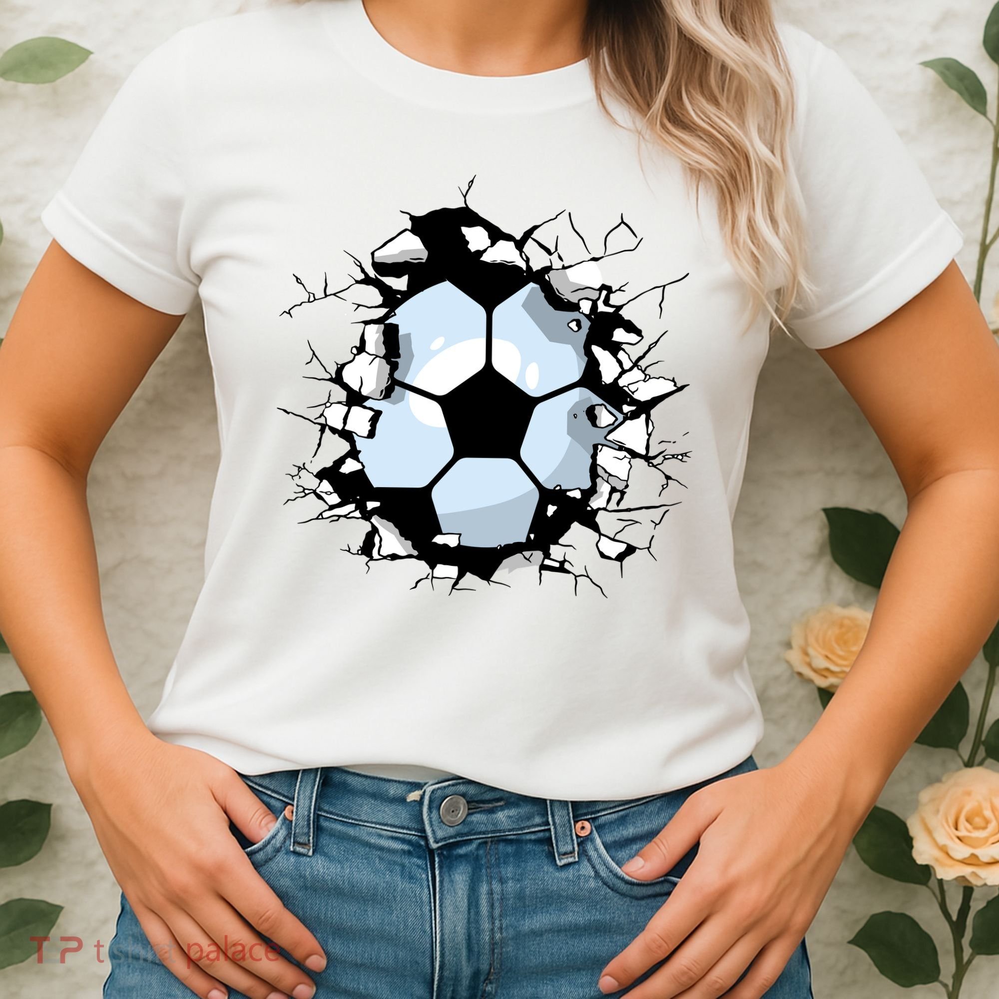 Soccer Ball Smash Women's T-Shirt