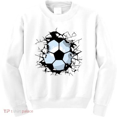 Soccer Ball Smash Kids Sweatshirt