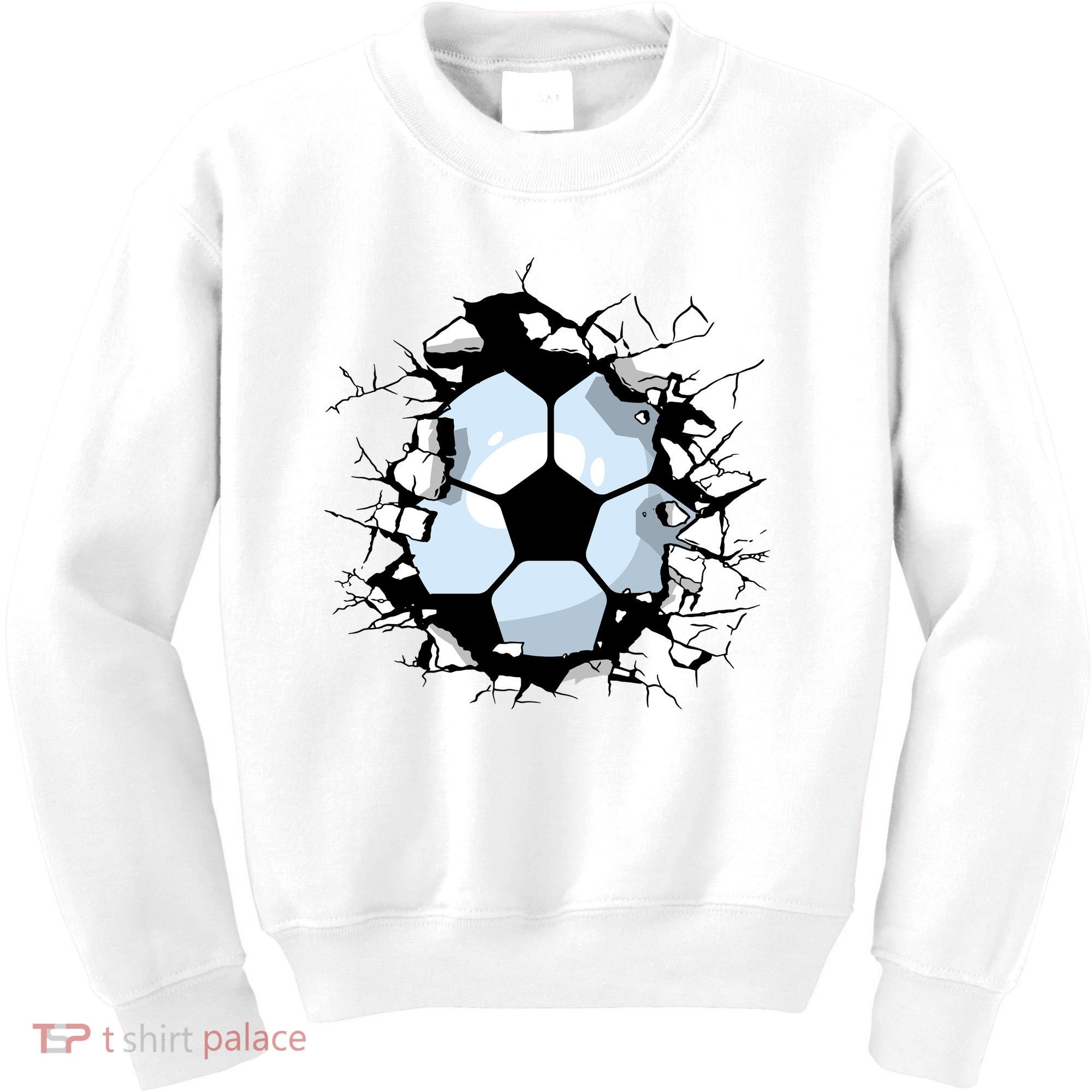 Soccer Ball Smash Kids Sweatshirt