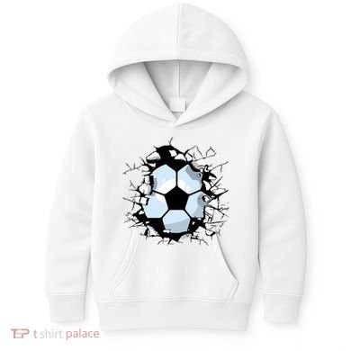Soccer Ball Smash Kids Hoodie