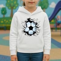 Soccer Ball Smash Kids Hoodie thumb 3