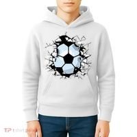 Soccer Ball Smash Kids Hoodie thumb 4