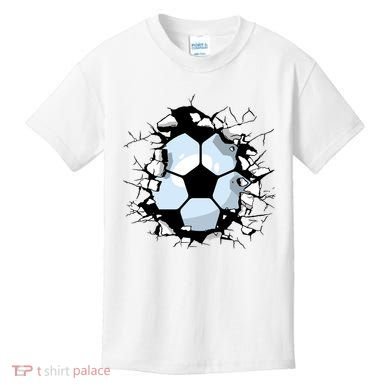 Soccer Ball Smash Kids T-Shirt