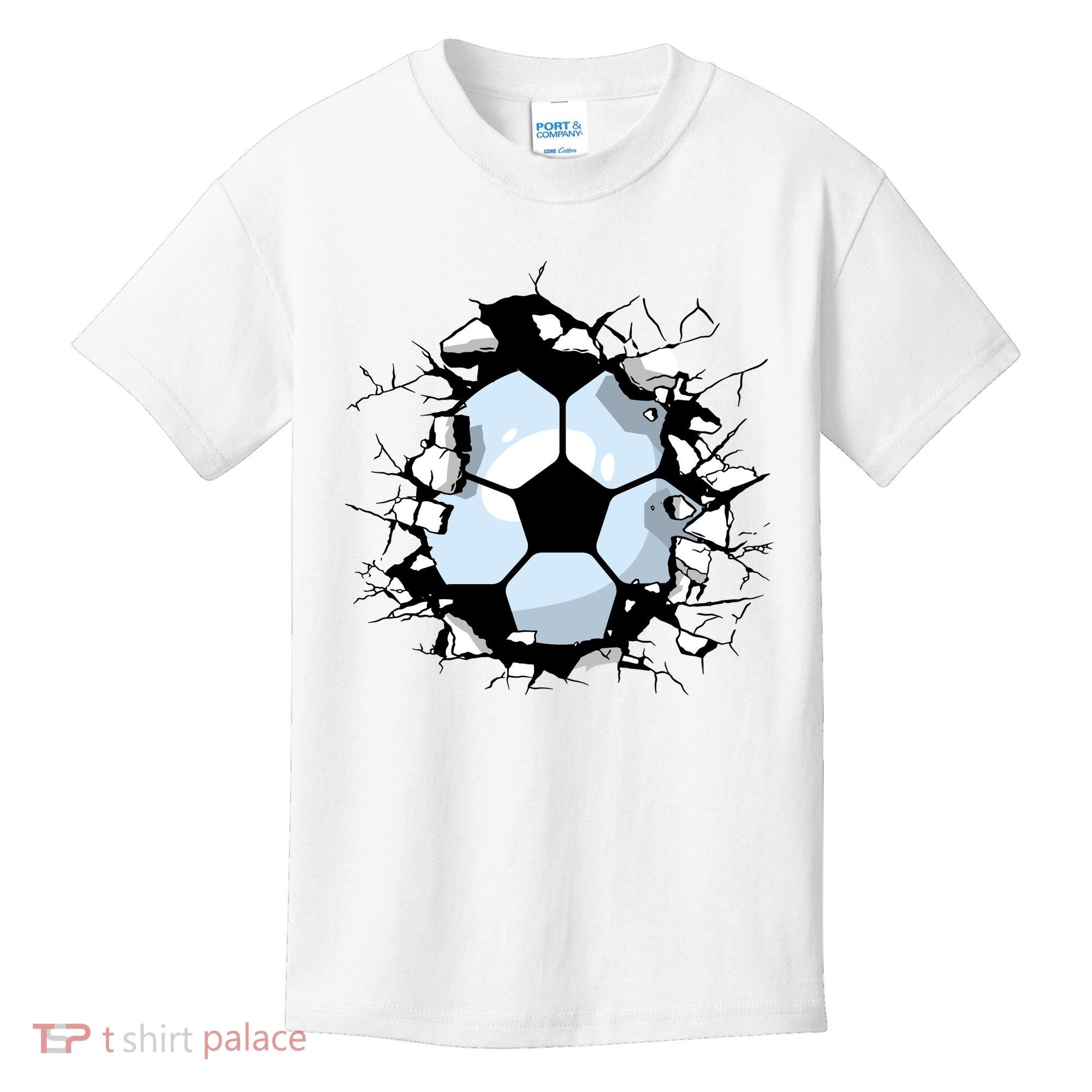 Soccer Ball Smash Kids T-Shirt