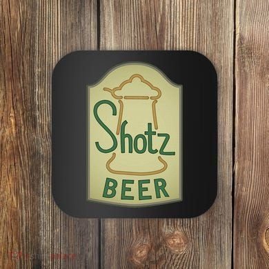 Shotz Beer Coaster
