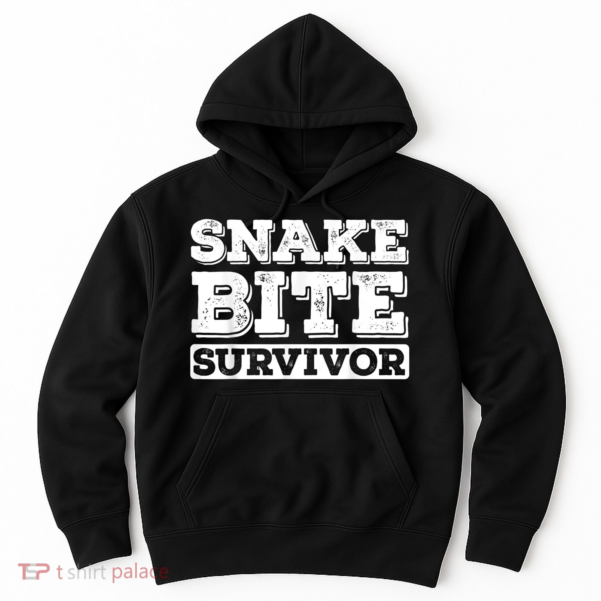 Snake Bite Survivor Venomous Cottonmouth Timber Rattlesnake Hoodie