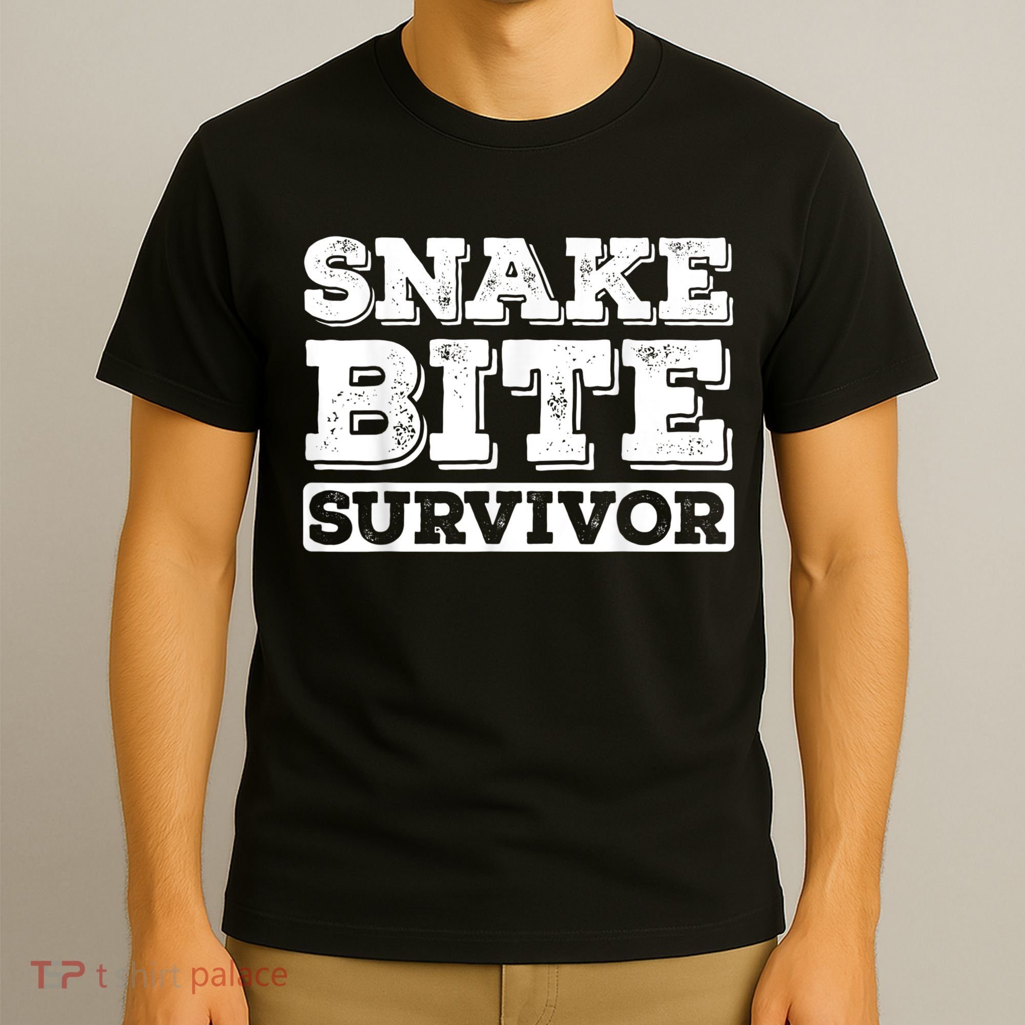 Snake Bite Survivor Venomous Cottonmouth Timber Rattlesnake T-Shirt
