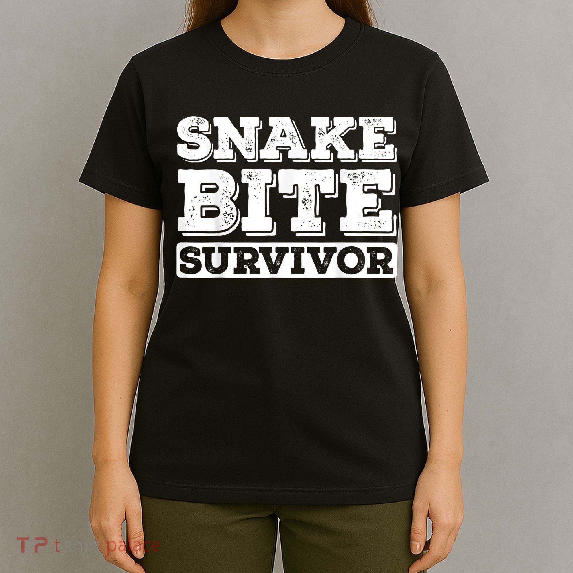 Snake Bite Survivor Venomous Cottonmouth Timber Rattlesnake T-Shirt