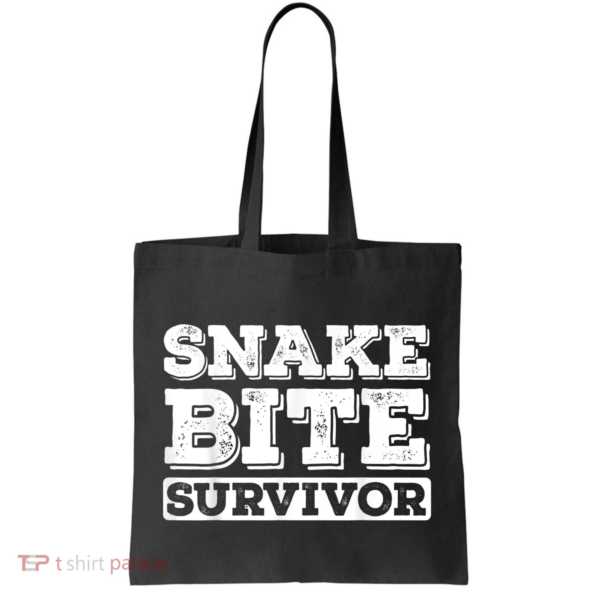 Snake Bite Survivor Venomous Cottonmouth Timber Rattlesnake Tote Bag